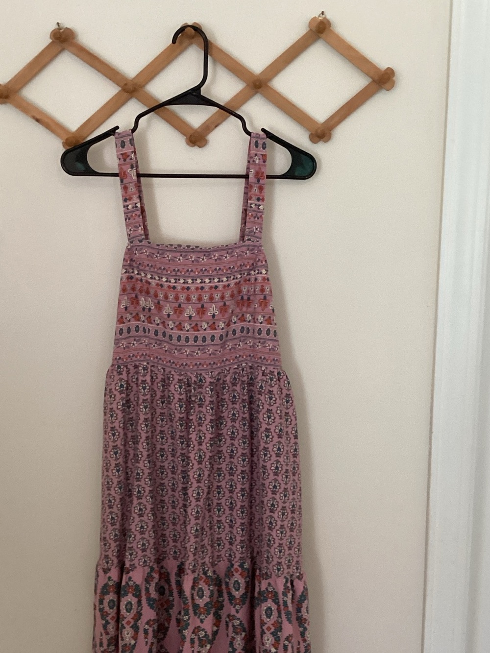 Knox Rose Pink Printed Boho Maxi Dress
